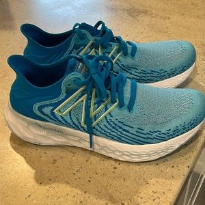 New Balance Fresh Foam X in blue. Great for running or walking.